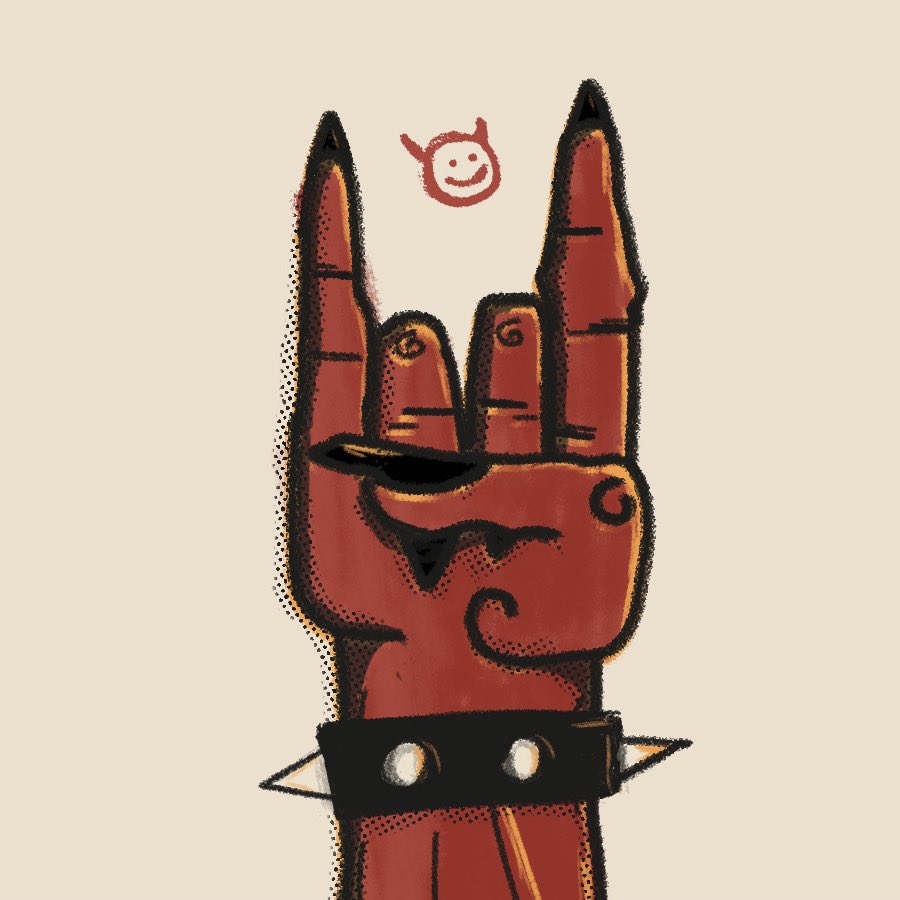 In case you needed a reminder #HornsUp 😈🤘