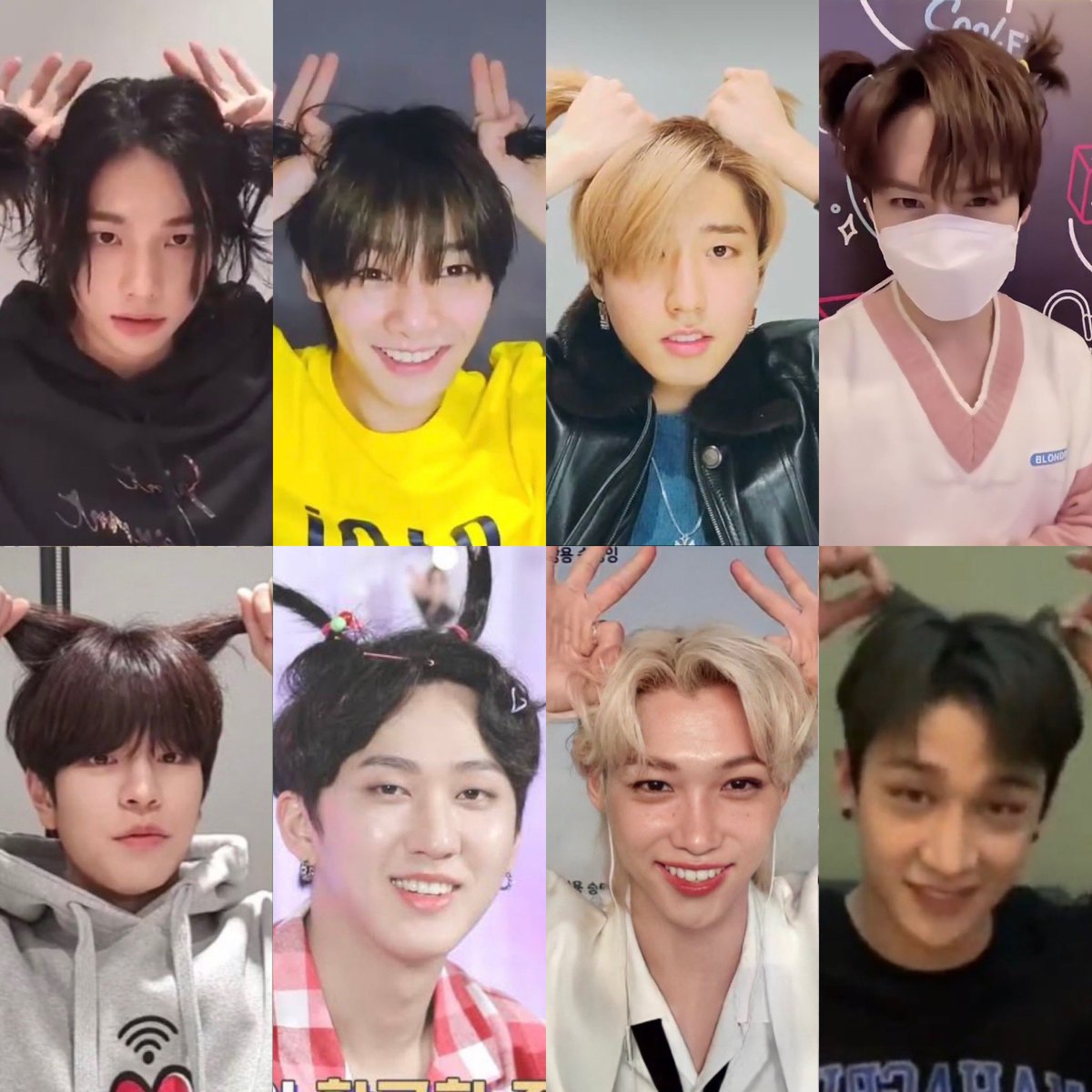 tsizumi22's tweet photo. PIGTAIL STRAYKIDS >>>> https://t.co/6gRC0eoUzl