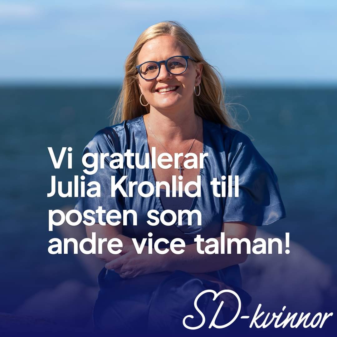 Grattis Julia Kronlid!
m.facebook.com/story.php?stor…