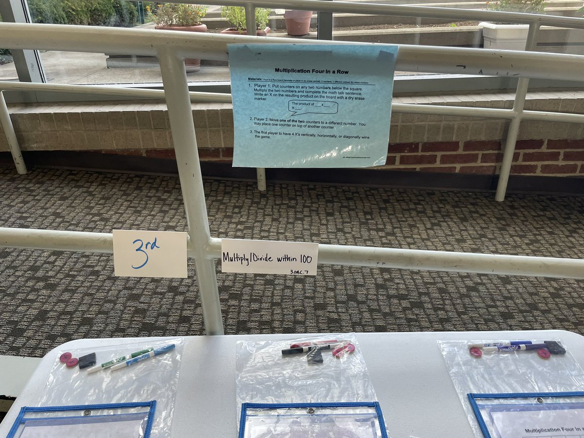 MathieMorgan12's tweet photo. Math station ideas!
#CPSBePresent https://t.co/aiyeuROoww