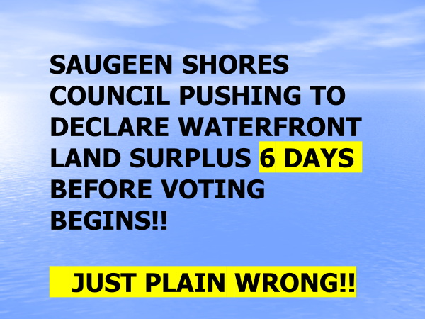 BeachPreservers's tweet photo. FOLLOW SAUGEEN SHORES COUNCIL MEETING TONIGHT ON YOUTUBE https://t.co/Y2UsNlCogI