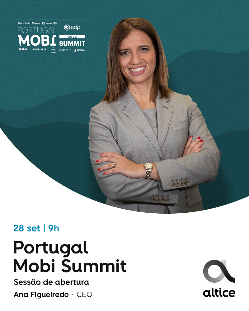 altice_portugal's tweet photo. A 5ª edição do Portugal Mobi Summit vai contar com a presença de Ana Figueiredo, CEO da @altice_portugal, na sessão de abertura do mais importante evento de mobilidade do país.
Pode acompanhar o evento em https://t.co/FLQMZwg4SG
#pms22 #smartcities #transporte https://t.co/NMIFZc1OJh