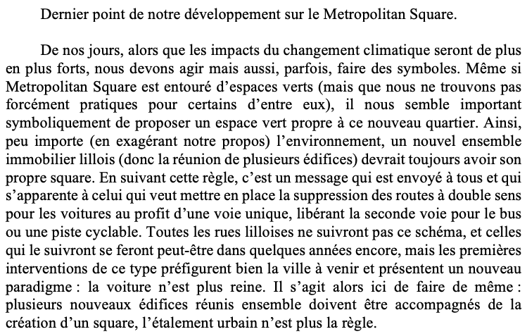 lille_en_grand's tweet photo. L' #Idéedulundi n° 57 termine la pensée sur #MetropolitanSquare. Dès qu'on construit 1 ensemble de plusieurs édifices, on met 1 square. Et comme on ne supprime pas un lot gratuitement, on augmente la hauteur des immeubles. En bref, construire + haut pour libérer de l'espace vert https://t.co/FNyTvnaDaw