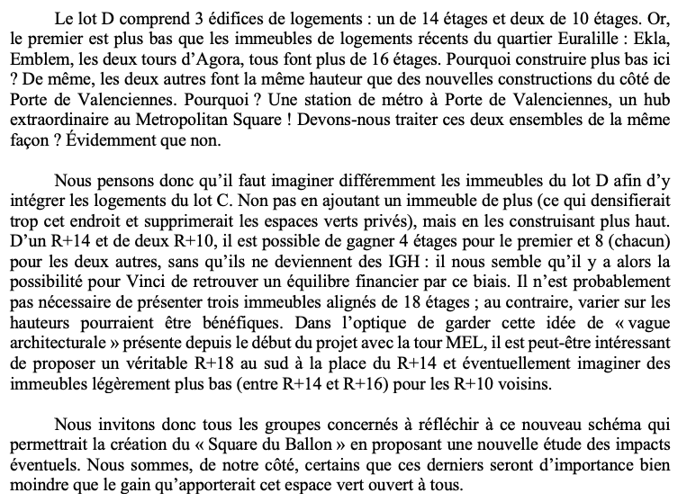 lille_en_grand's tweet photo. L' #Idéedulundi n° 57 termine la pensée sur #MetropolitanSquare. Dès qu'on construit 1 ensemble de plusieurs édifices, on met 1 square. Et comme on ne supprime pas un lot gratuitement, on augmente la hauteur des immeubles. En bref, construire + haut pour libérer de l'espace vert https://t.co/FNyTvnaDaw
