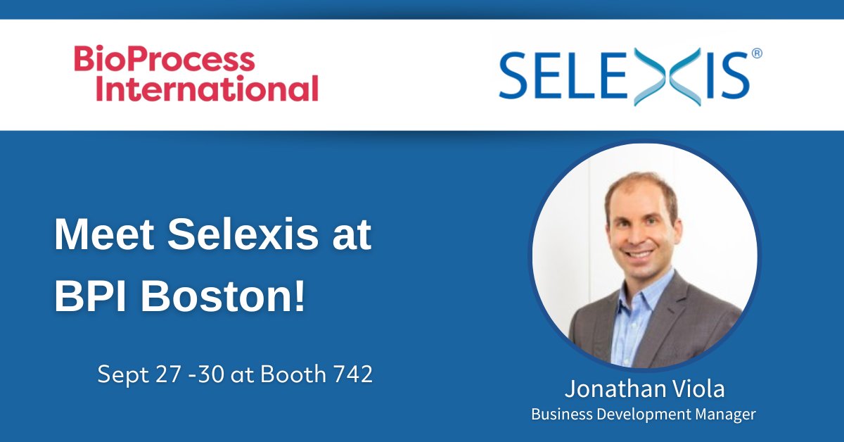 SelexisSA's tweet photo. TOMORROW! Join Selexis at #BPIBoston and be sure to stop by booth #742 to meet Jonathan, an expert in cell line development and ready to discuss your company's needs!
#BostonBiotechWeek #bpi2022 #BPIBoston https://t.co/piaHQSqR6H https://t.co/KTgl2UXOHP