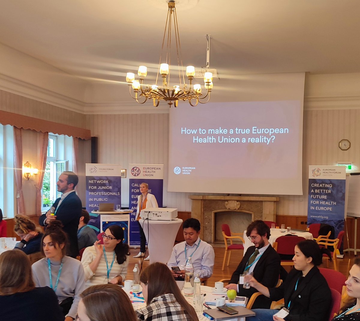 AthanasiosFilip's tweet photo. Glad to be in Austria in person for an exciting week with @YoungGasteiners, the whole team of @GasteinForum, speakers and all participants!
Let's start with an inspire workshop organized by @EHUInitiative
#EHFG2022 #YFG 
How to make a true European union reality? https://t.co/FLFzMR5re4