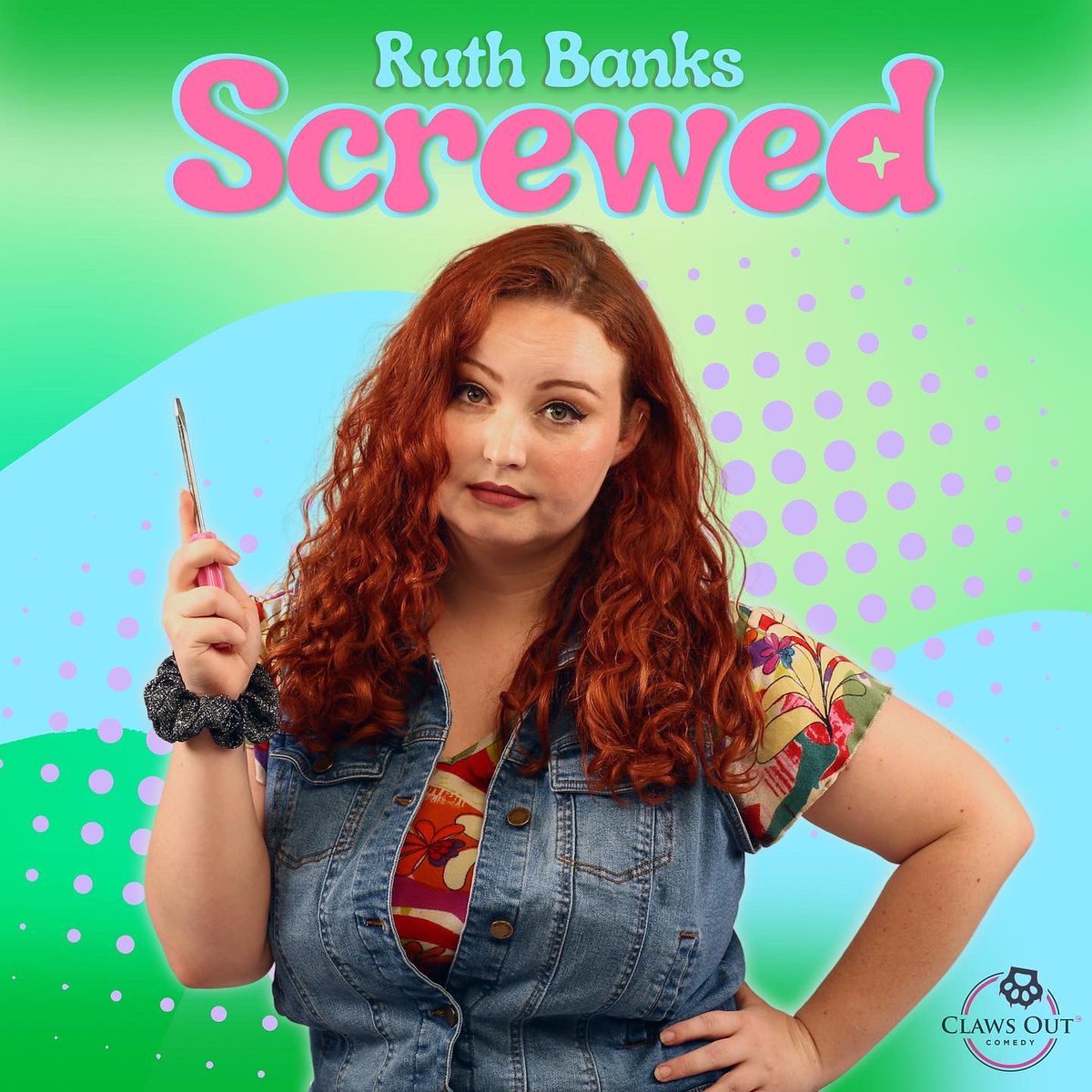 ClawsOutComedy's tweet photo. Pre-order #ScrewedbyRuthBanks now at the link in our bio! We’re also so excited to announce our new partnership with #Nightcap- keep the bugs and the dr*gs out of your drink. Mental Health Advo-Cat merch is still up for sale on our site too! 🐈‍⬛✨ https://t.co/f915G0nJWS