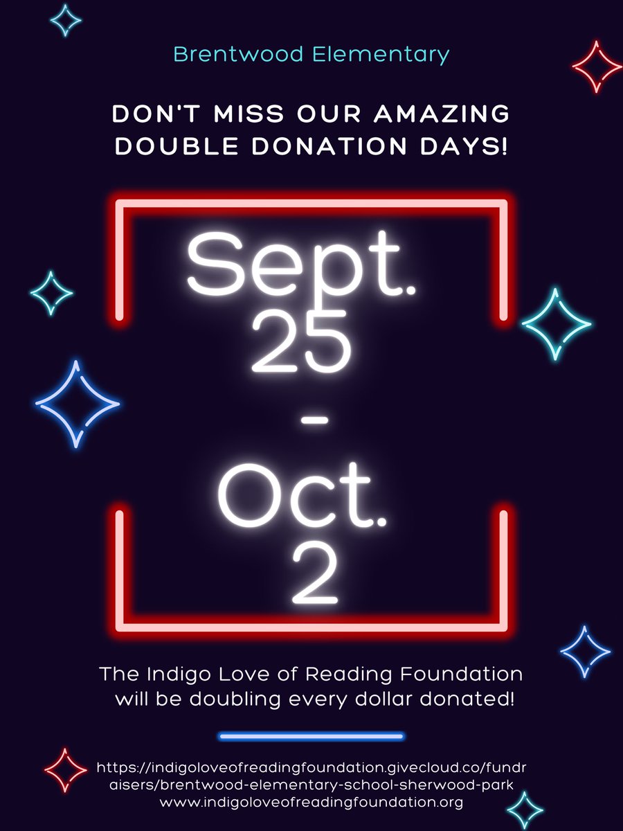 BrentwoodEIPS's tweet photo. #loveofreadingfoundation #indigoadoptaschool https://t.co/SqZrA1yOi5