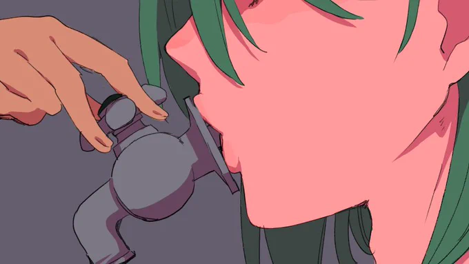 昔描いたけどここに載せてねー安全の方が出てきた懐かしいね多分私は蛇口が好きなんだと思う 
