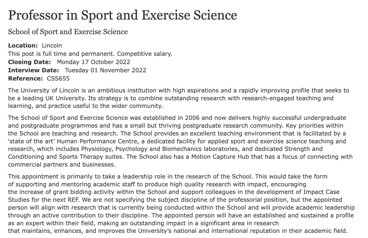 Sport Science at Lincoln tweet media