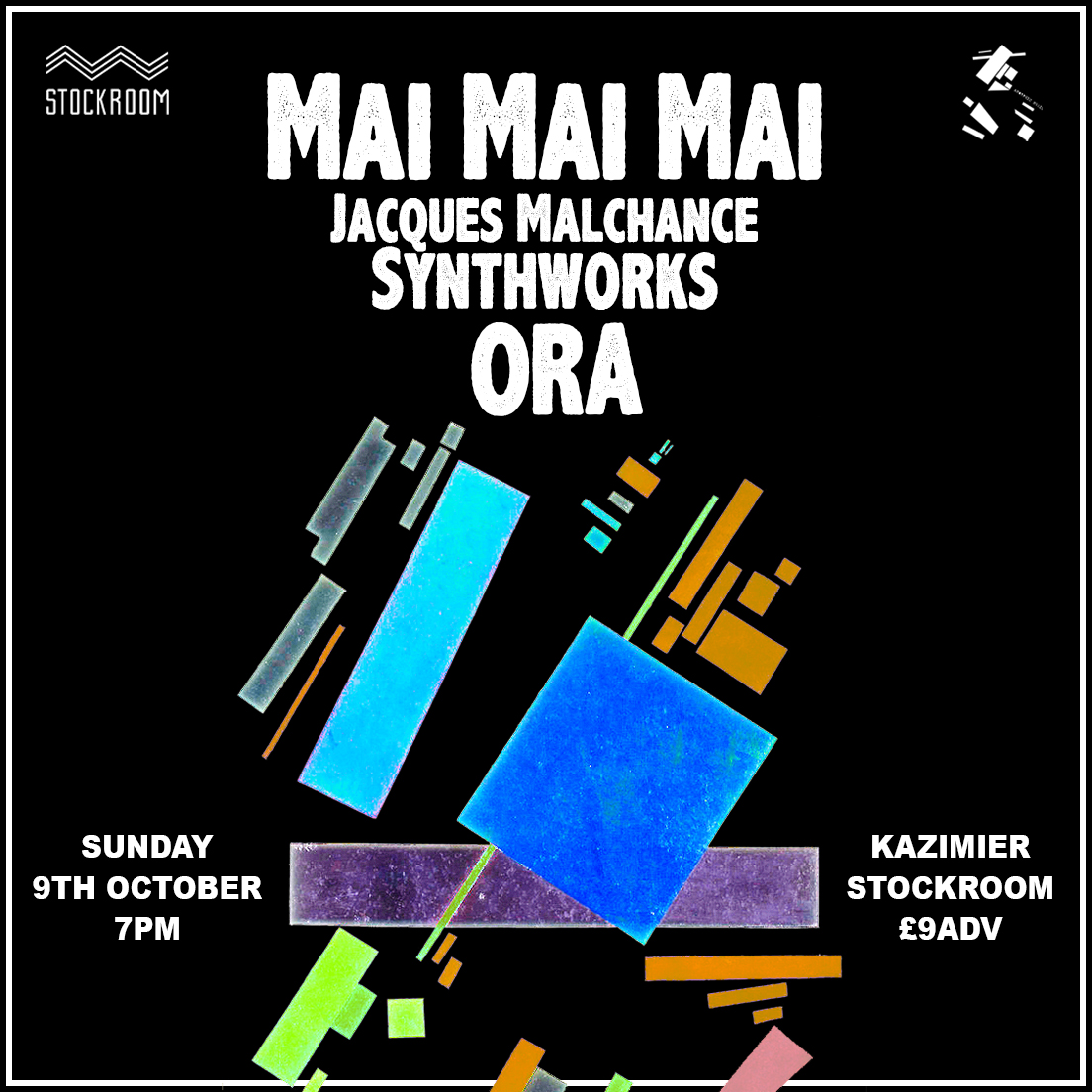 KazStockroom's tweet photo. So happy to be bringing Italian occultist sound artist #MAIMAIMAI to the Stockroom on Sunday the 9th of October with @jacquemalchance's Synth Works &amp; new experimental trio #ORA.

Tickets here -> https://t.co/mO5DLBuQug

#soundart #gigsinliverpool #experimentalmusic @SwampBooking https://t.co/sDHBDHmagF