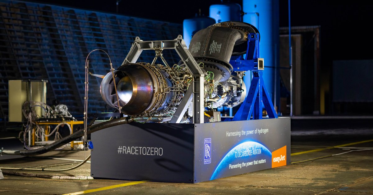 RollsRoyce's tweet photo. Check out the AE2100 engine we will use for our first #hydrogen ground test. There’s no doubt there are challenges in taking the next steps but the results from this test will support our long-term ambitions to take this technology to the air.
#racetozero https://t.co/VZjZkoTIkR