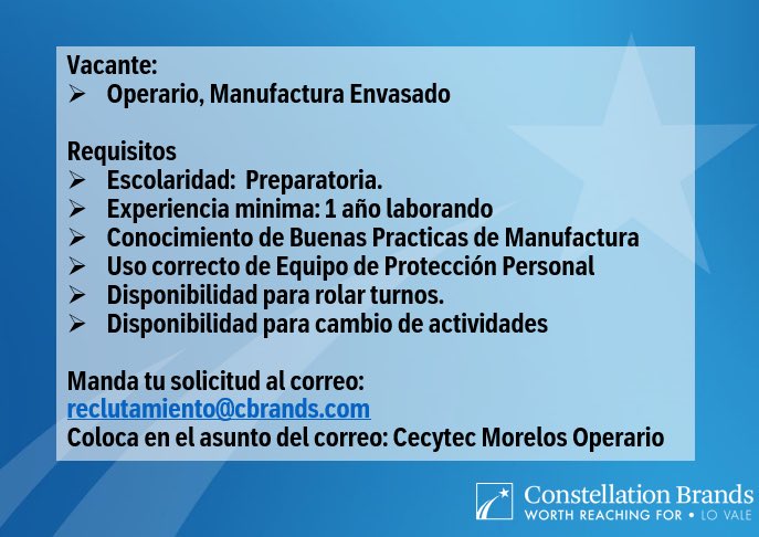 Atención Oferta laboral!