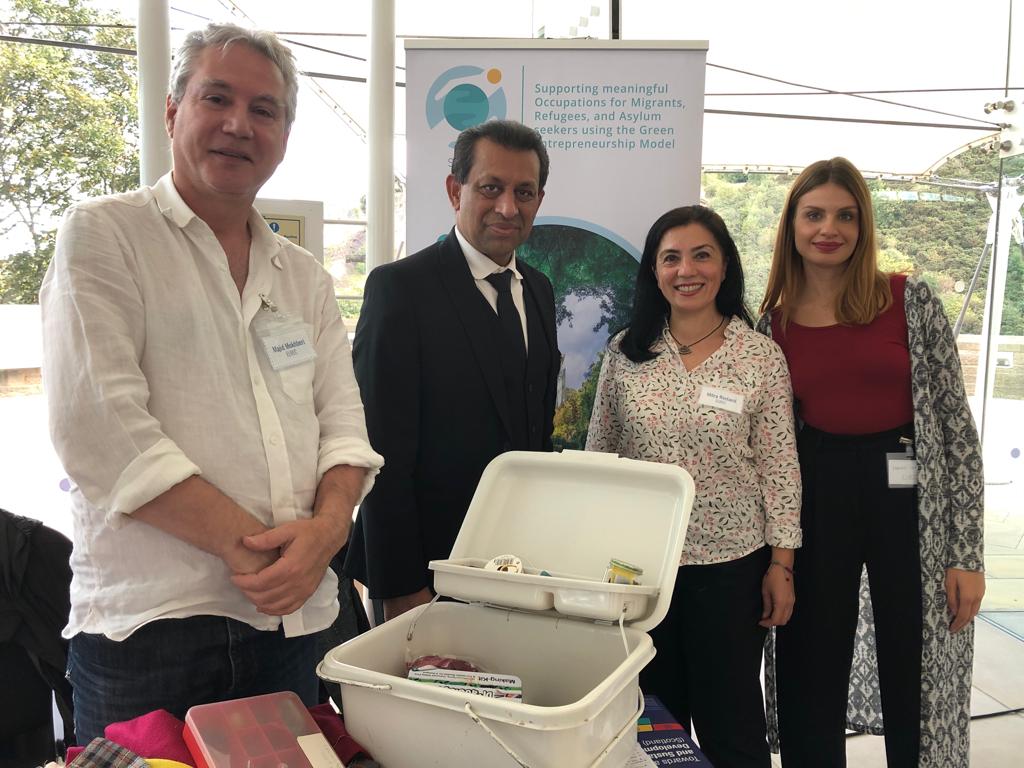 ELRECUK's tweet photo. #GlobalCitizenConf in Edinburgh was a great opportunity to raise awareness of our great work around climate and sustainability at ELREC through SOMRA and Communities’ Reduce Reuse &amp; Recycle ♻️ project.
 #climateaction #allianceconference https://t.co/TH1DzjGWhI