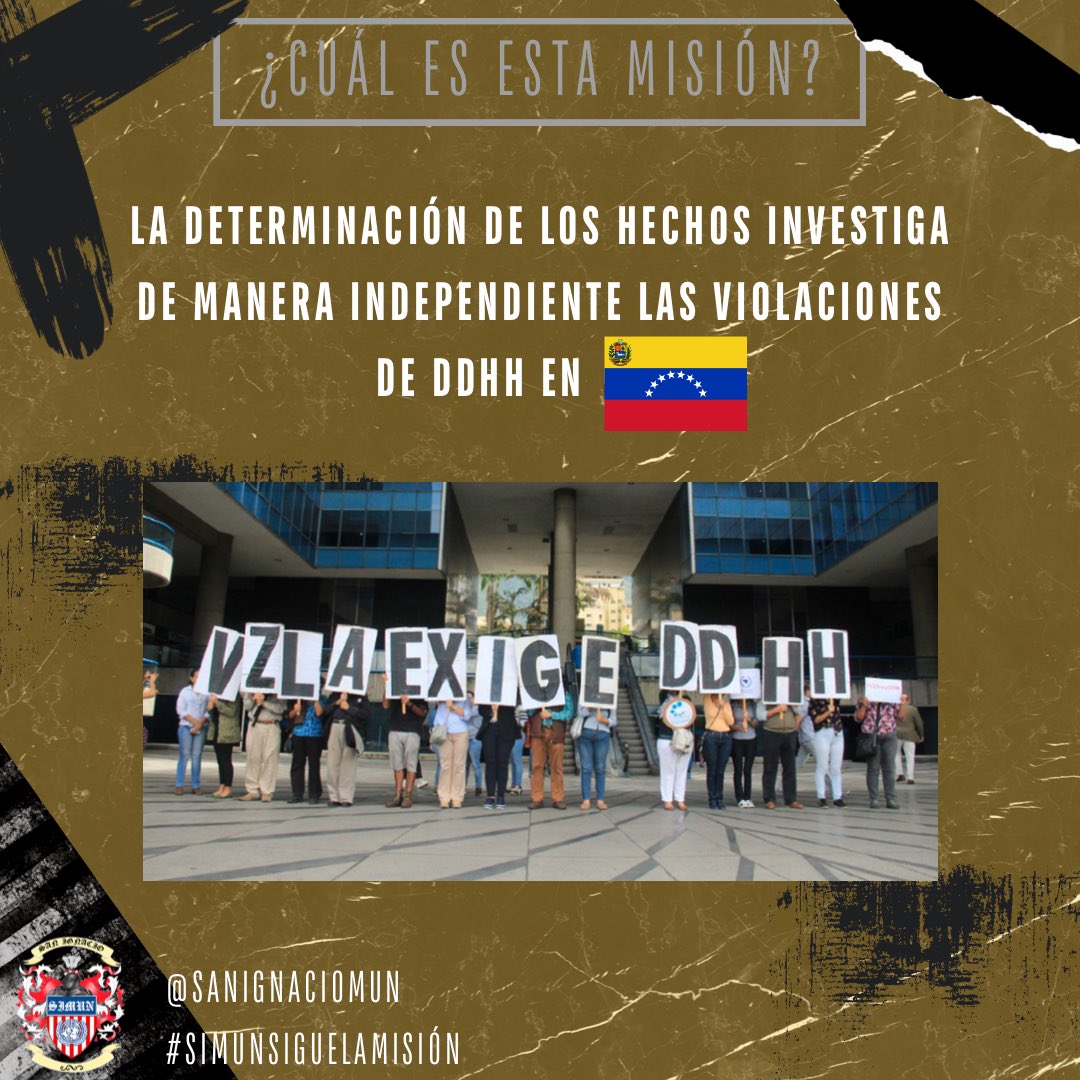 Simun_csi's tweet photo. Conoce la Misión de Determinación de los Hechos en Venezuela!

Durante los próximos días estaremos apoyando #QueSigaLaMisión súmate a esta iniciativa para renovar la tan eficientemente Misión de Determinación de los Hechos en nuestro país 💛

#SIMUNSigueLaMisión
#LaMisiónNOCesa https://t.co/XnHTXzM8Zl