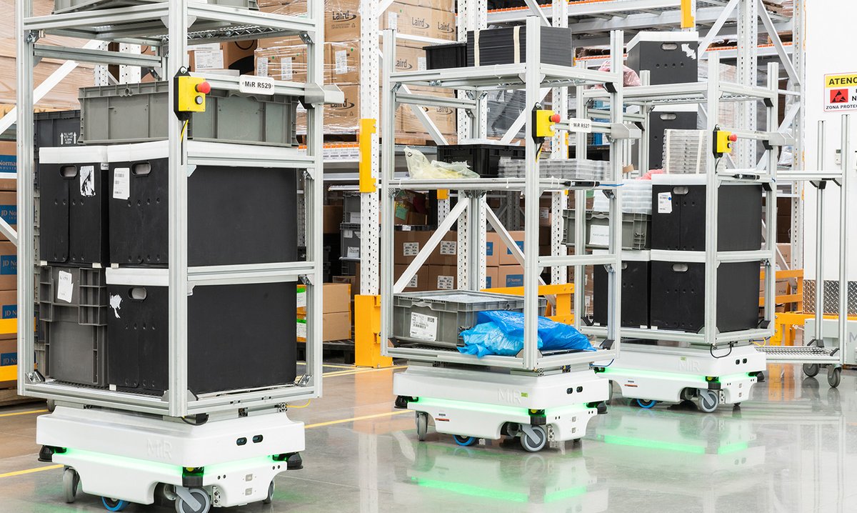 GizelisRobotics's tweet photo. AMRs &amp; AGVs are smart! @GizelisRobotics can make them genius! From traditional warehousing to state-of-the-art 3PLs, let us show you where to apply mobile robotic solutions that deliver effective and efficient intra-logistics process with quick ROI.
📩: info@grobotics.eu https://t.co/IdCloLWnDN