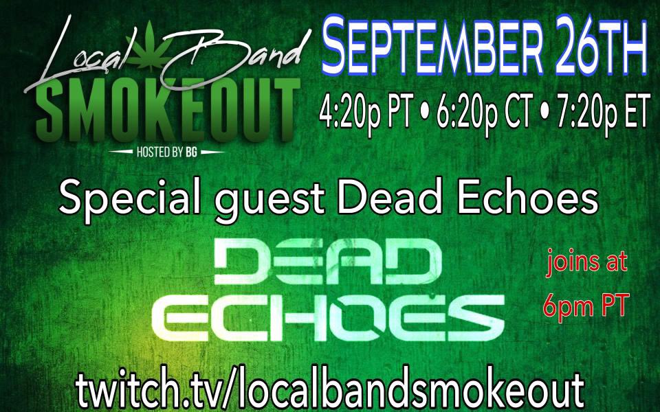 EchoesDead's tweet image. Tune in tonight to Local Band Smokeout @LocalBandBG for a special interview which may include updates on some new music headed your way! 🤘👊 #newrockmusic #musicinterview