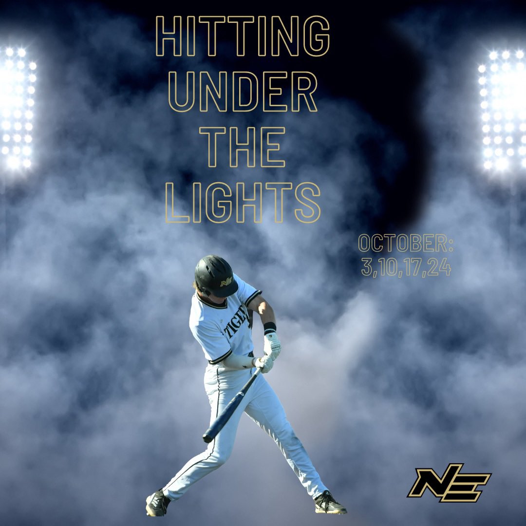 NEMCCBASEBALL's tweet image. Wr are one week away from our Hitting Under The Lights Camp! Make sure you register at: nemccbaseballcamps.com