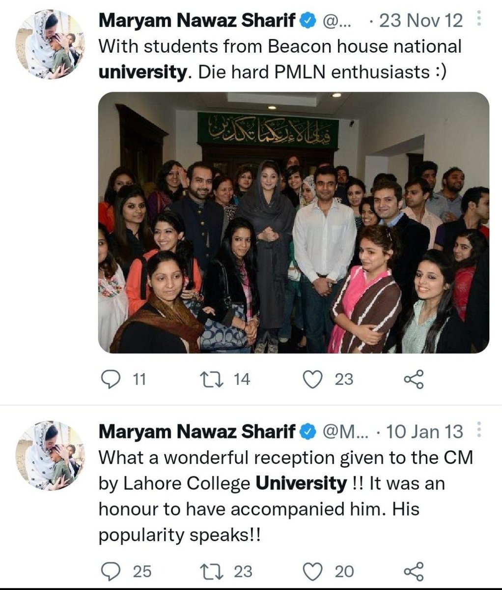 Aheer_804's tweet photo. The PML-N has become a victim of confusion. When Maryam Nawaz herself used to go and give speeches in educational institutions and later praised on social media, it was right, but if Imran Khan does this , then it's wrong.
This propaganda of PML-N also failed !!
#WeStandWithVcGCU https://t.co/6Nefky8Wqg