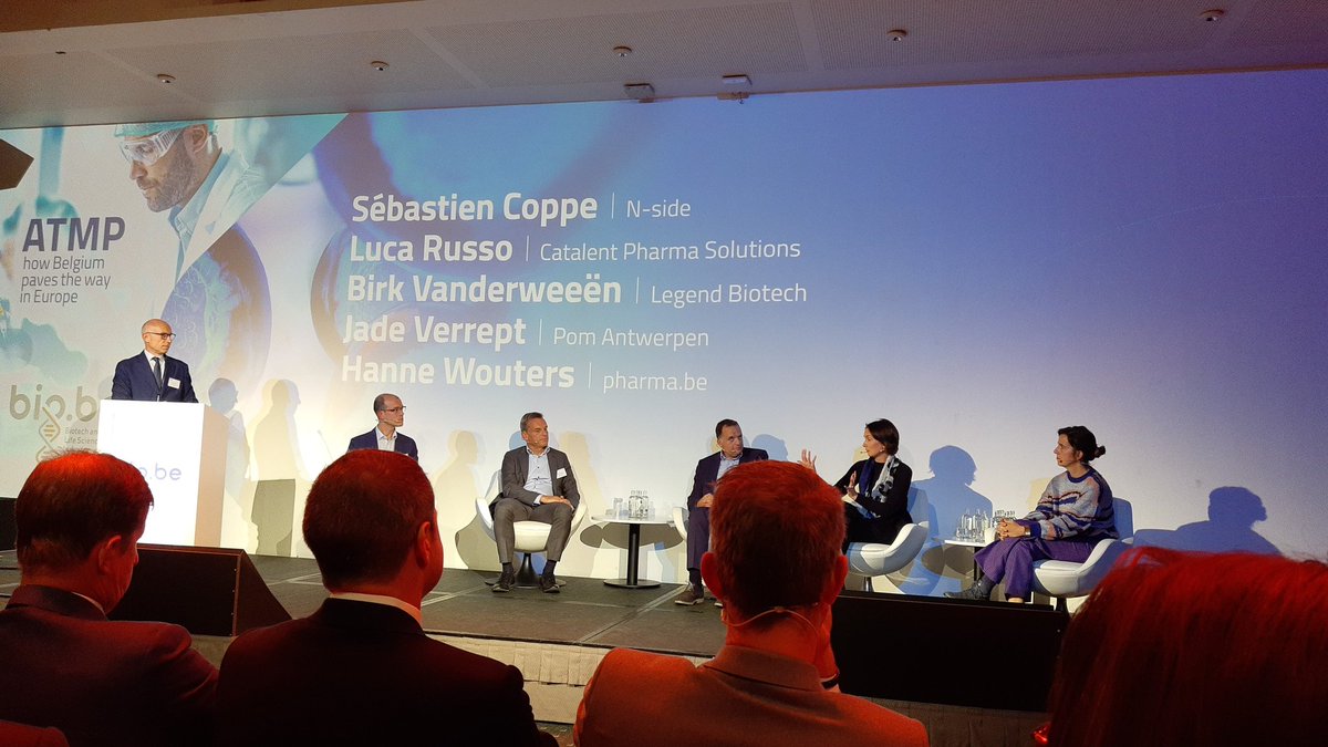 krisvanheurck's tweet photo. A lot of exciting challenges in the ATMP market, Belgium occupies a leader position in Europe. In order to improve, we need ex excellent logistics, regulatory pathways and skilled people.
#atmp 
@biobe_essenscia https://t.co/Ud3VRhy5qj