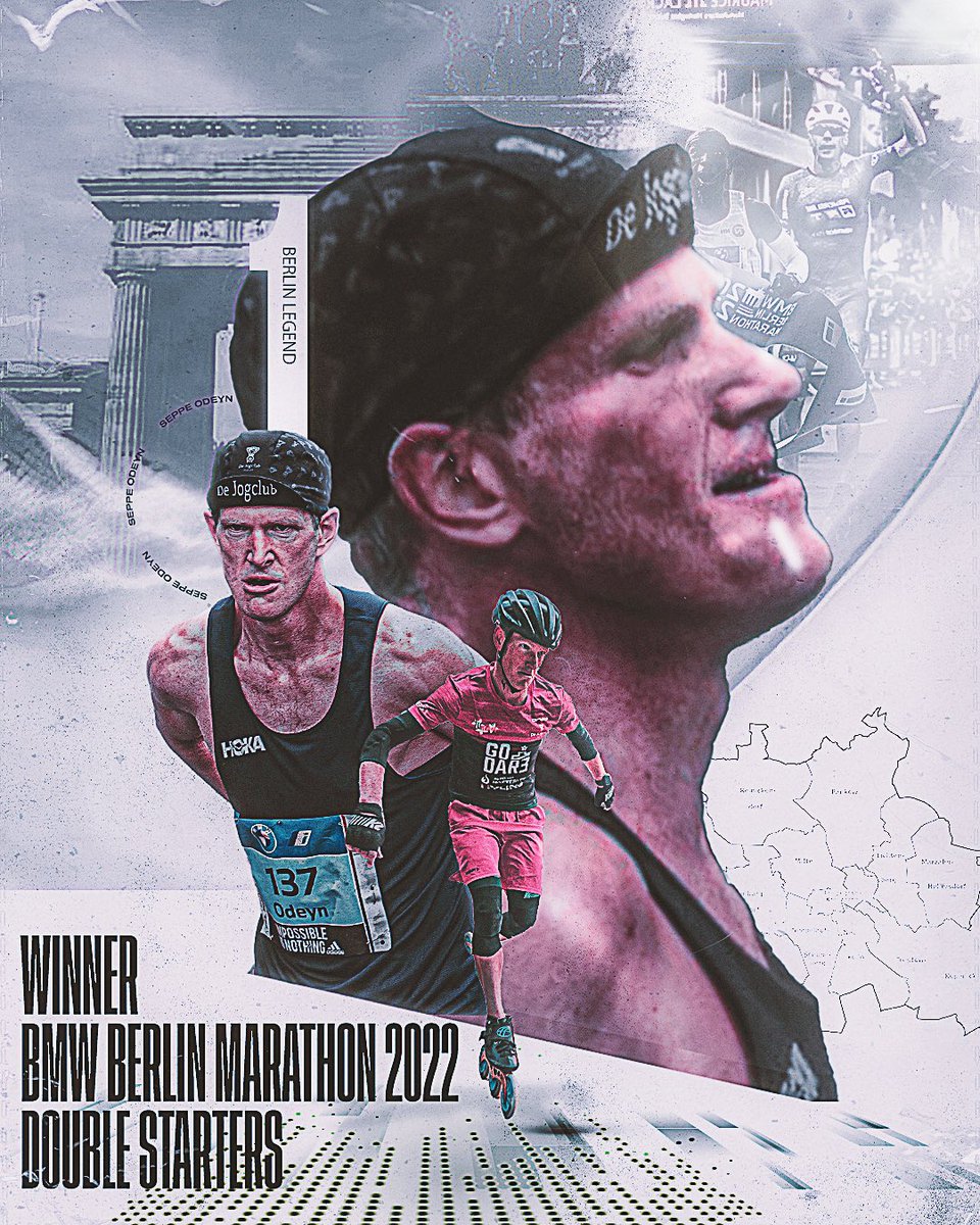 Work for <a href="/seppeodeyn/">Seppe Odeyn</a> winner of the double starters <a href="/berlinmarathonE/">BMW BERLIN-MARATHON</a> <a href="/berlinmarathon/">BMW BERLIN-MARATHON</a>