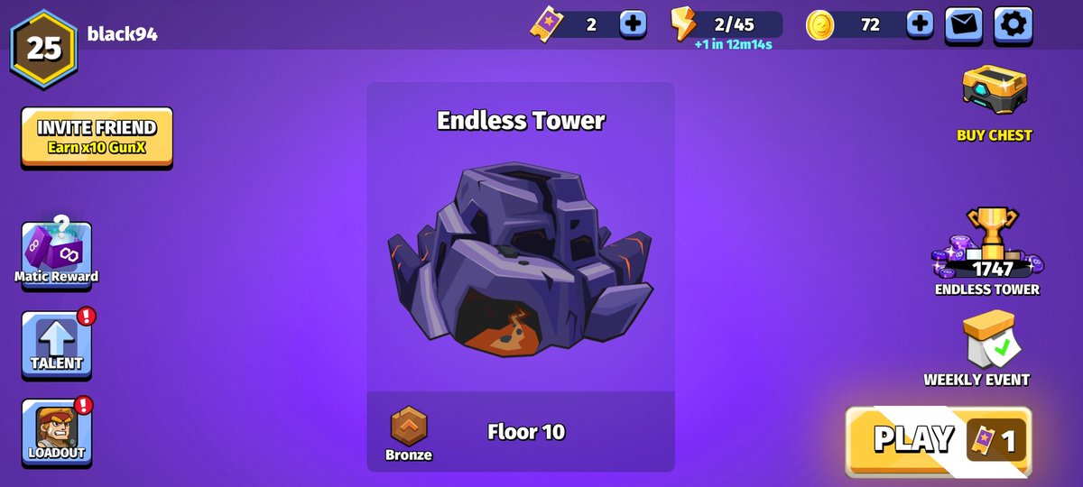 Red_Black94's tweet photo. Daily quest Day 1
Already completed
#Gunfire #RaceMaster #Floor10 https://t.co/tsuygZjGTK