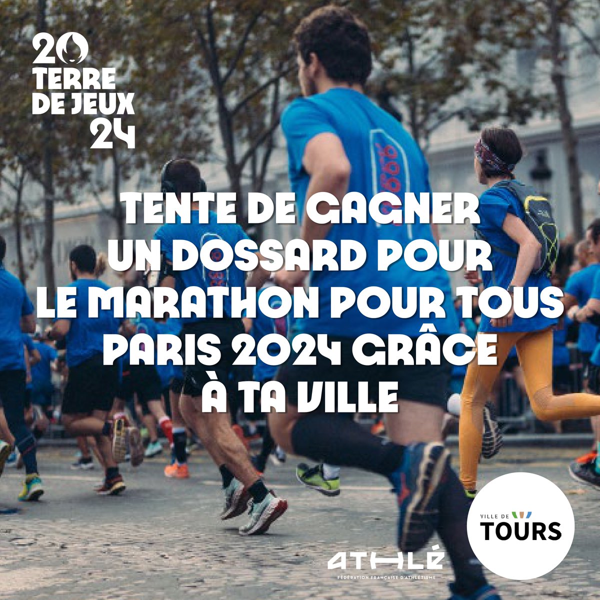 🏃‍♂️🏃‍♀️ T'as participé au Marathon, 10 et 20 km de Tours ?

👀 Tente de gagner un dossard pour le marathon pour tous <a href="/Paris2024/">Paris 2024</a> avec le code « MARATHONTOURS »

➡️ quizclub.paris2024.org/tdj-2024---cou…