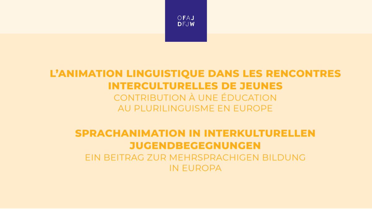 ofaj_dfjw's tweet photo. #JourneeEuropeenneDesLangues I🆕Dans notre nouvelle brochure, nous apportons un nouveau regard sur cette méthode reconnue qu'est l'animation linguistique, en mettant en valeur le #plurilinguisme dans les rencontres 🇫🇷-🇩🇪 de jeunes https://t.co/sEZsrVecry #EDLangs #JEL2022 https://t.co/R04Hztxi4O