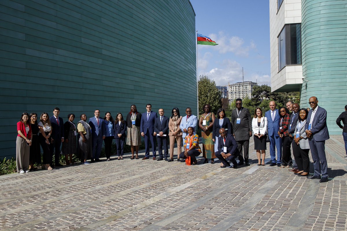 UNESCO_AZ's tweet photo. Today, @UNESCO_AZ, @ADAUniversity & @IDD_ADA jointly launched the first-ever #CapacityBuildingProgram for Secretaries-General & representatives of #African countries' #UNESCO #NationalCommissions.
The program is aimed at contributing to @UNESCO’s #PriorityAfrica initiatives. https://t.co/8P574twCat