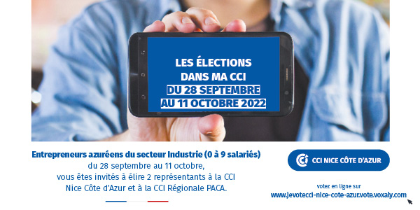 CCIcotedazur's tweet photo. 🗳 #ElectionCCI06 Les entreprises du secteur #industrie 0 à 9 salariés sont invitées à élire 2 postes d’élus à la @cci_paca & @CCIcotedazur 28/09>11/10
☑ Pourquoi voter ? ☑ Comment voter ?
🔗information : https://t.co/JknZ9adyAM
📞04 93 13 75 73
📨elections-cci@cote-azur.cci.fr https://t.co/czRkbL4kMj
