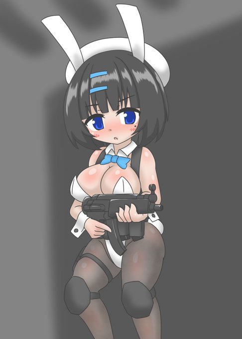 タルコフ、自キャラがかわいい美少女キャラになるようなMODないんだろうかと、思いながら描いたシロウサギちゃん 