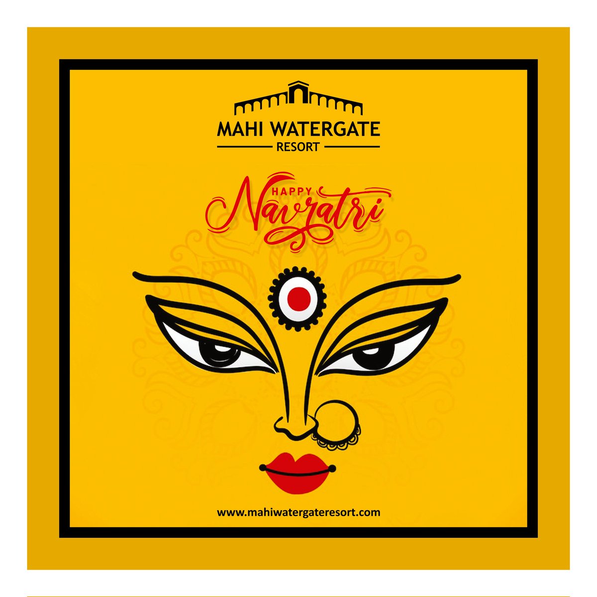 Mahiwatergate's tweet photo. Wishing you the energy of #MaaDurga,
The poise of Maa Saraswati;
Wishing you a warm and blessed #Navratri.
Have a blessed #Navratri!! #HappyNavratri #MahiWatergateResort #MWG #MahiResort #ResortsAndClubs #Mujpur #Padra #Vadodara https://t.co/iloaVz71DJ