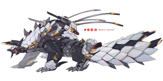 Mecha Zinogre GEN 1 to 4#MonsterHunter 