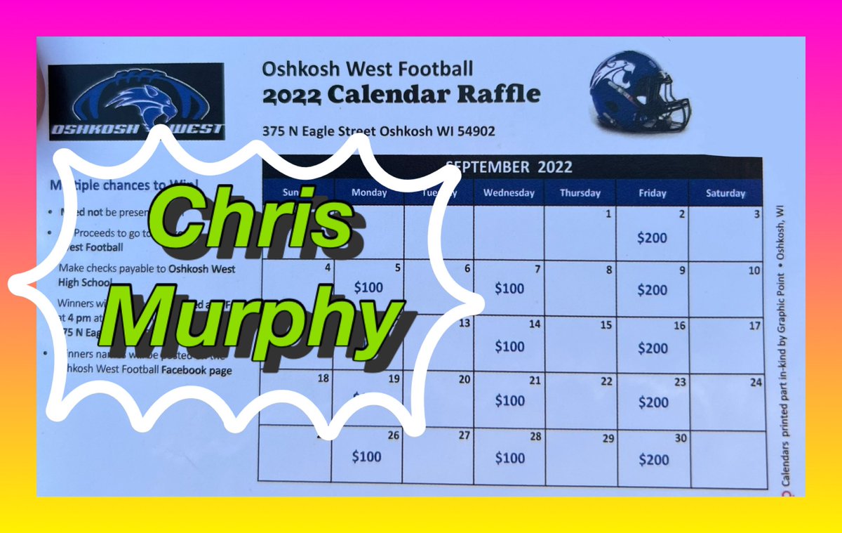 Oshkosh West FB '22 Season tweet media