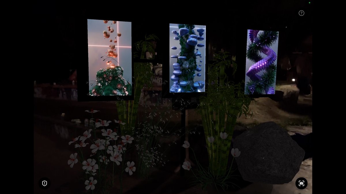 mapp_mtl's tweet photo. 📱👀Vous avez manqué l'exposition de réalité augmentée sur le festival ? Voici un bref résumé de l'exposition VAND(AR)LISME organisée par Studio Berkaï avec l'application Elysium ! Félicitations à tous.tes les artistes participant.e.s pour leur travail incroyable ! https://t.co/etbnk8KvPs