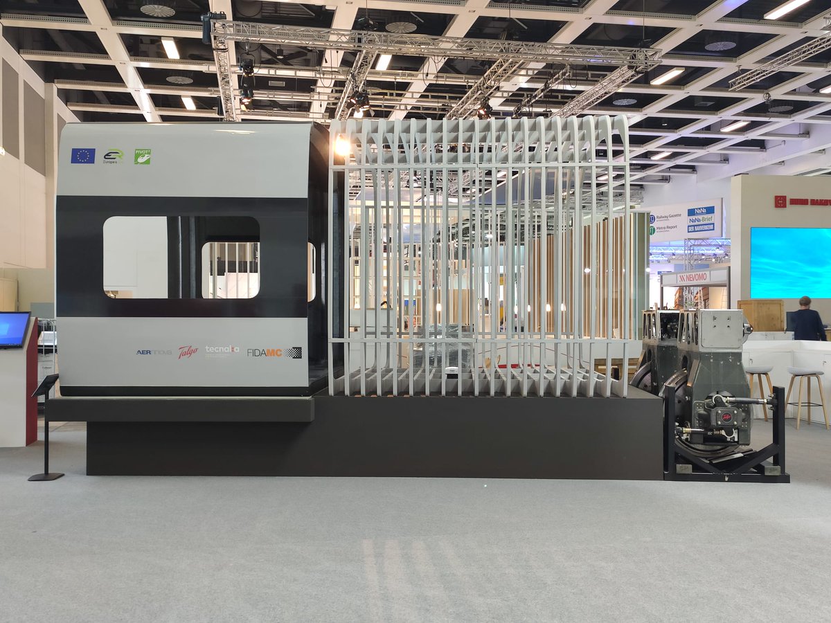 tecnalia's tweet image. Como fruto del trabajo realizado en la iniciativa #PIVOT2 junto a nuestros socios #AERNNOVA y #FIDAMC PRESENTAMOS en #INNOTRANS22 
🔹un demostrador a escala real de una sección de coche de tren de #TALGO 100 % en materiales compuestos🔹
#EN45545 
#CreatingGrowth #ImprovingSociety