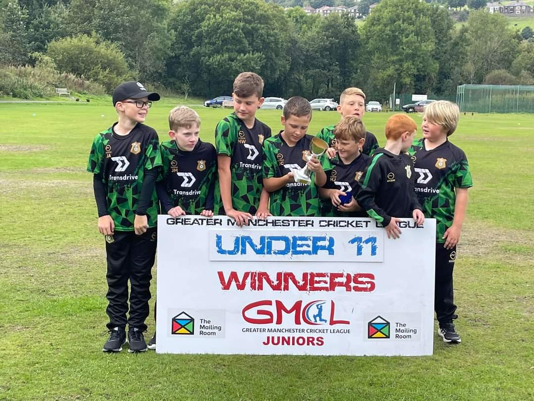 Congratulations to @SaddleworthCC u11s who are @GtrMcrCricket Under 11 Cup winners 2022, beating @RamsbottomCC in the final yesterday.