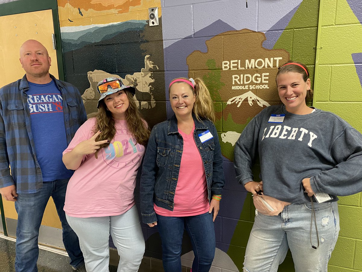 CTE is da bomb! Having fun learning about work based learning with #lcpscte! #90's