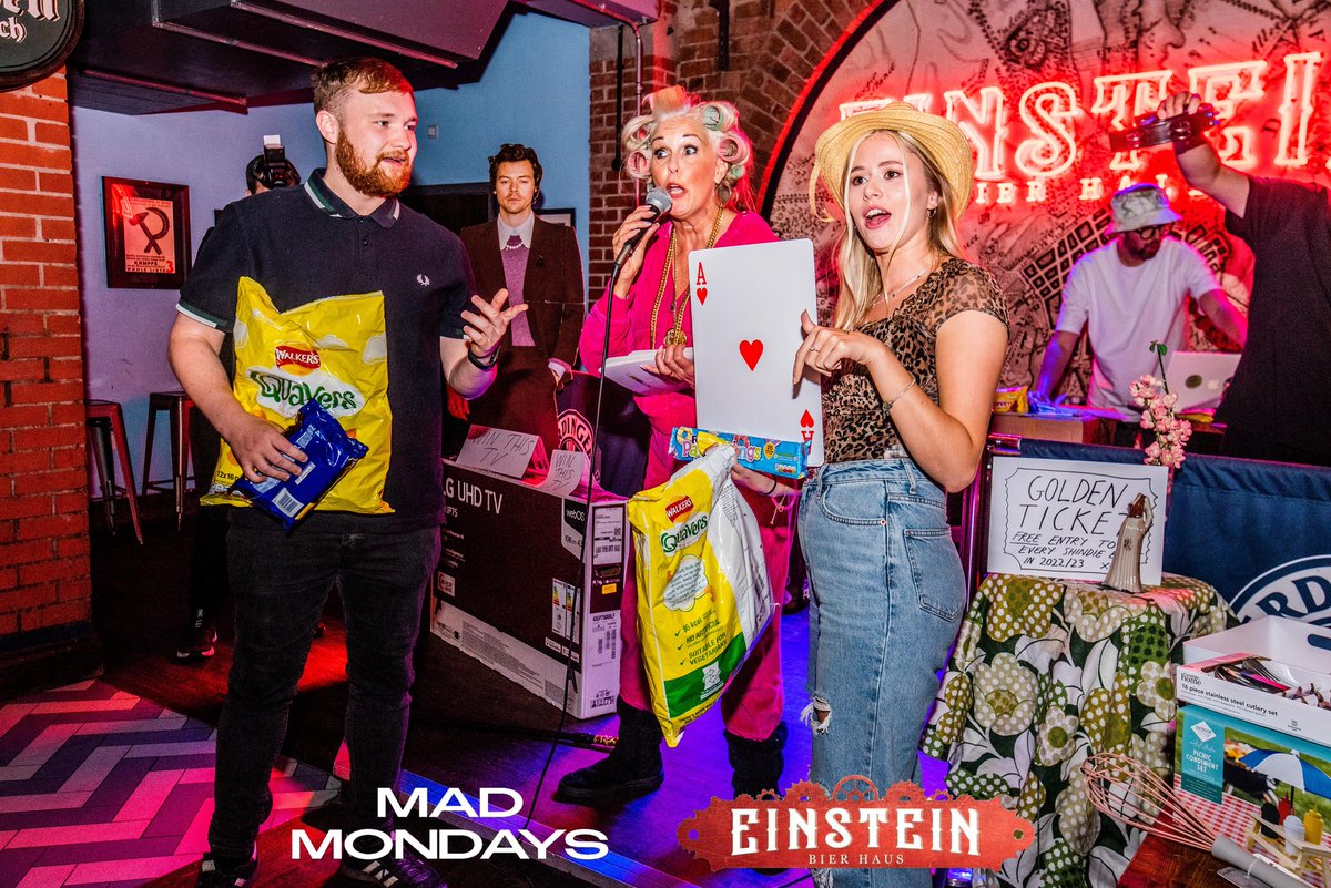 𝕄𝔸𝔻 𝕄𝕆ℕ𝔻𝔸𝕐𝕊🤪
Each and every Monday the MadMondays x @Shindiedisco gang bring you the biggest night on Concert Square!

WIN a TV &amp; this week's rent at YA NANS BIG QUIZ followed by a Harry Styles v Taylor Swift disco 

Who said Mondays are the worst day of the week? 🤥