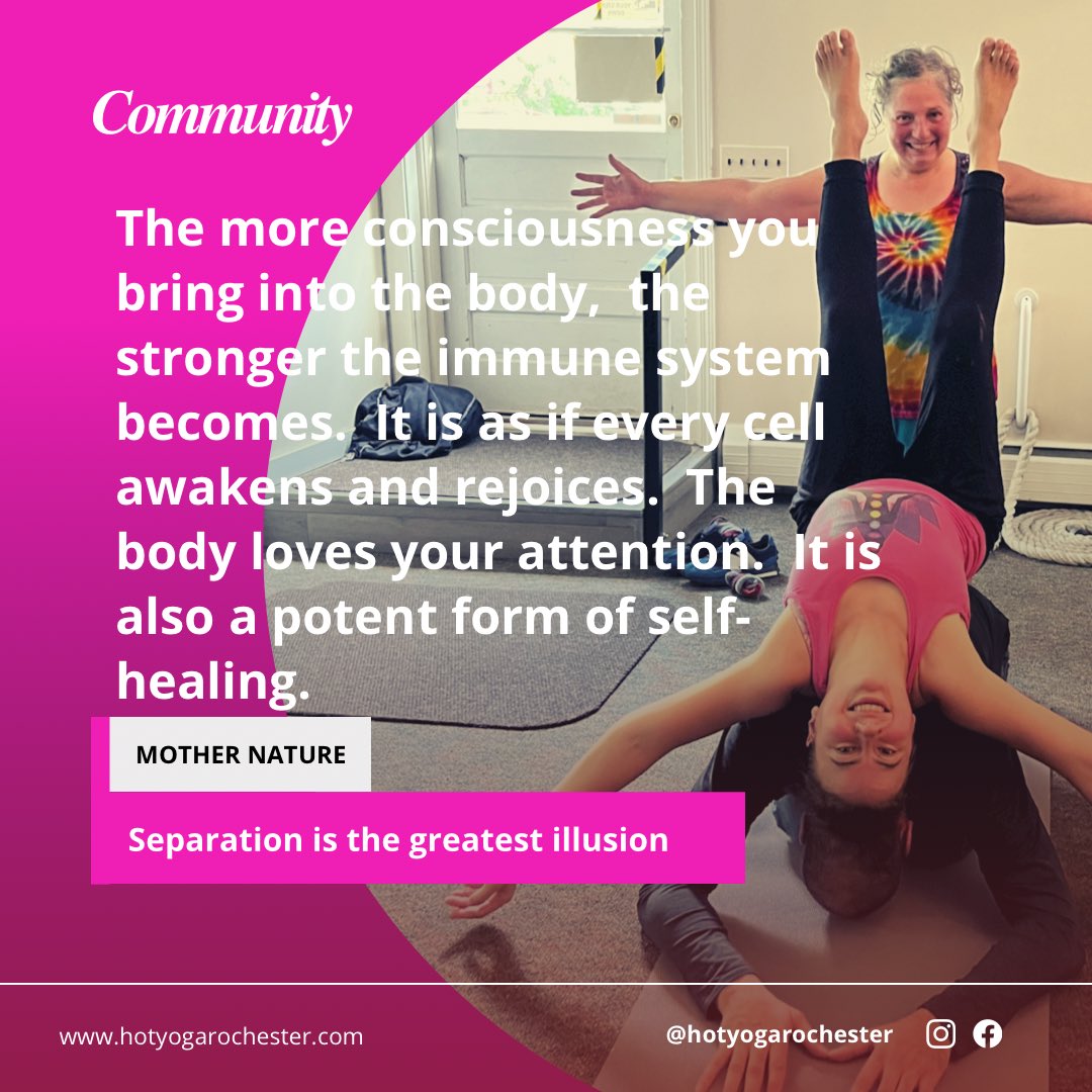 FermentYourself's tweet photo. Discipline:
* Practice our yoga like no one is watching - aware of ourselves.
* Practice stillness between postures -  we *don’t fidget / we feel.
#HotYogaRochester https://t.co/L9JFbBdSw7
