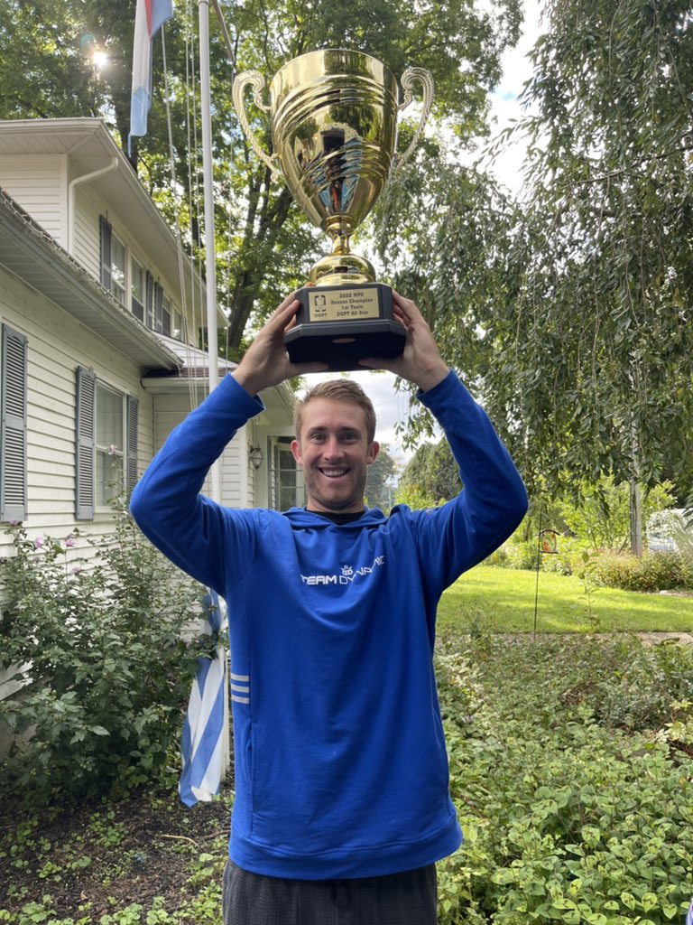 sockibomb13's tweet photo. Your 2022 DGPT points Champion!! This title means more than any title to me as a player. I’m always striving for consistency at the top and this title shows that. #dgpt #pointstitle #dynamicdiscs https://t.co/yMuMHImPXM