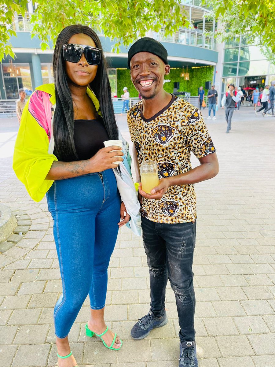 About My heritage weekend Bafethu....I had a blast this is me and Miss fay...the ever so gorgeous Miss Fay with a golden voice,we were celebrating out heritage day  at Maponya mall along side the Soweto family band where we gave our people an amazing music
smarturl.it/276caw