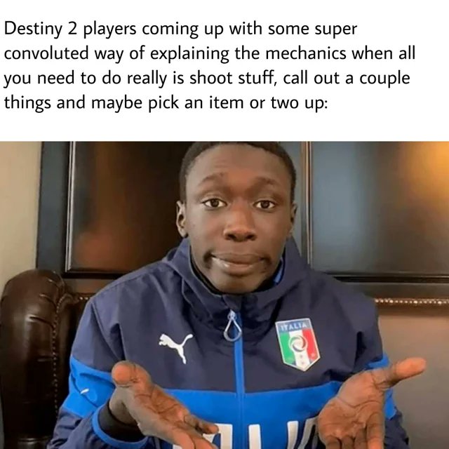 Destiny2Digest's tweet image. when u tryna learn a raid but the lfg team only explains in algorithms and latin hieroglyphics