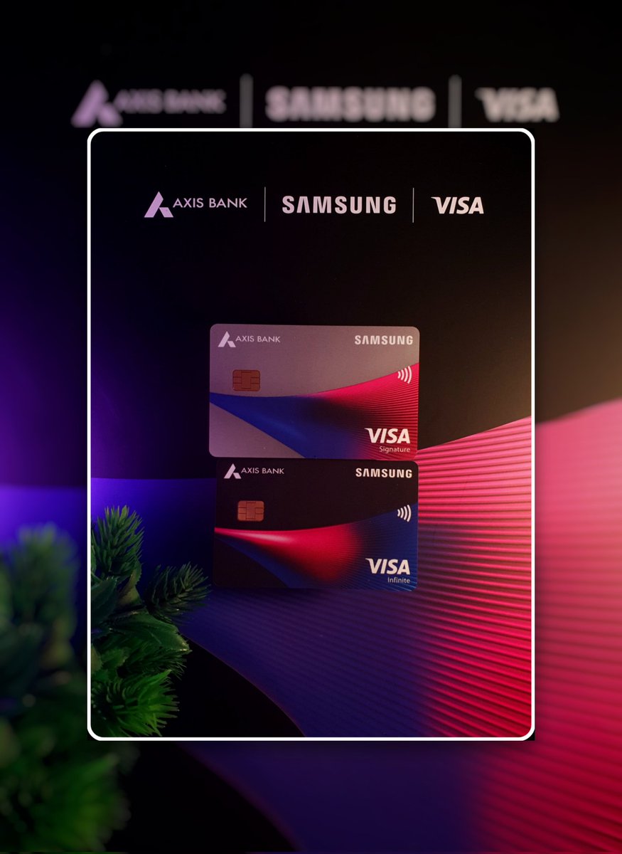 Rajatkumar_sol's tweet photo. Presenting Samsung Axis Bank Signature and Infinite Credit Card.
#TenTenTen #Get10withSamsung
@SamsungIndia
@AxisBank @Visa_IND https://t.co/Xqil2PfTtu