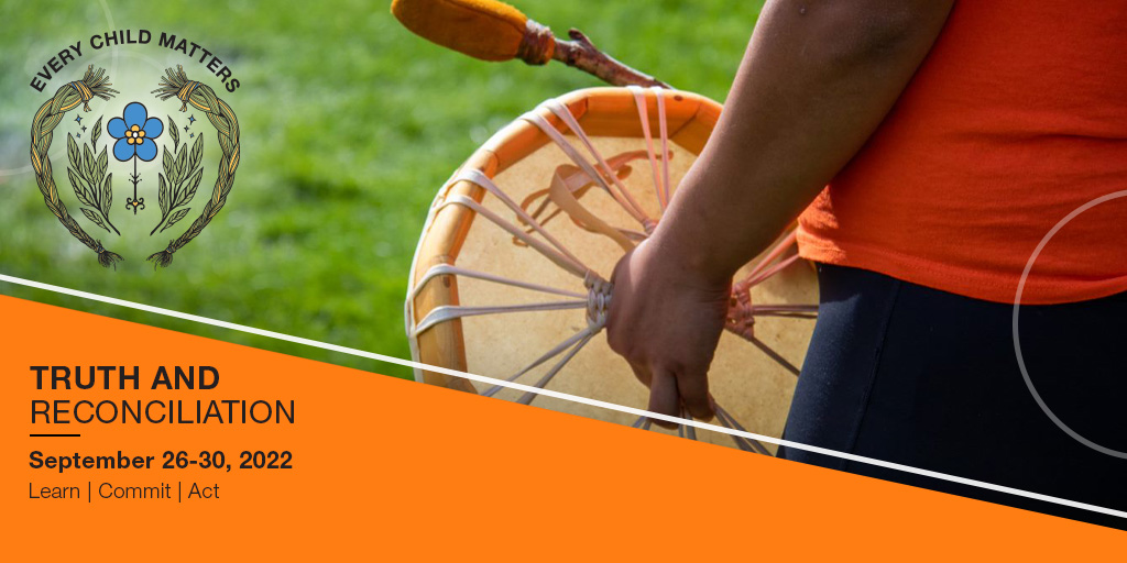 UofGCCMPS's tweet photo. #UOfG recognizes Truth &amp; Reconciliation Week and the National Day for Truth &amp; Reconciliation (Sept. 30) as opportunities to come together and reflect on the effects of colonization and the residential school system.

Resources and events can be found at https://t.co/dSqJD5Mj33 https://t.co/HrzwktjIOX