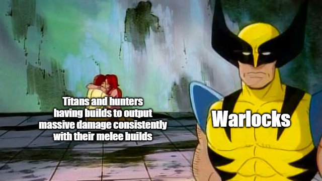 Destiny2Digest's tweet image. fs in chat for warlocks, forever unable to punch