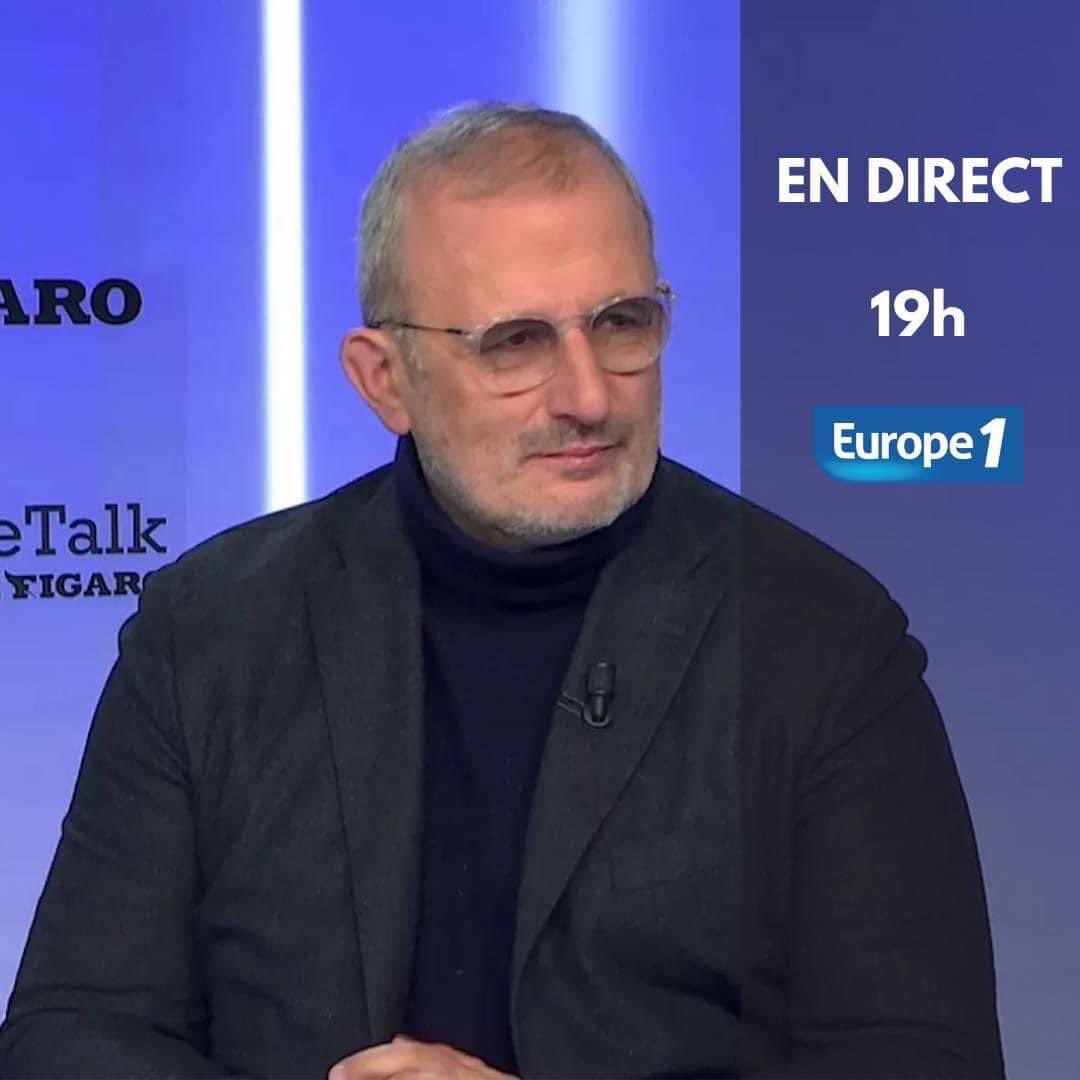 Je suis actuellement sur @CNEWS et je serai sur @Europe1 à 19h