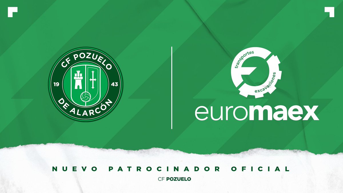 ¡Bienvenido, <a href="/euromaex/">Euromaex</a> ! 

Hoy presentamos al nuevo patrocinador de nuestro primer equipo que nos acompañará esta temporada 

EUROMAEX empresa del sector del
transporte, excavaciones, obra civil y contenedores

⚽️ 🔝 

¡Gracias por vuestra apuesta! 👏🏼

🟢⚪️ #FamiliaVerde