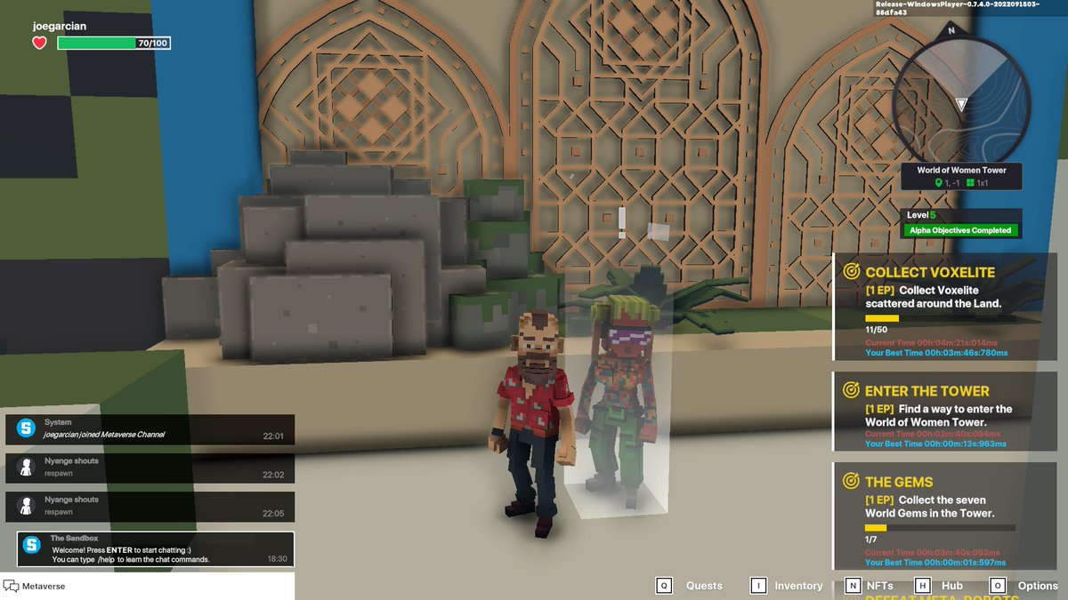 GarcianJoe's tweet photo. @TheSandboxGame @worldofwomennft I just participated in the #SandboxAlphaS3Giveaway for a chance to win 500 SAND! Found the hidden room in World of Women Tower, check out my screenshot below!
👇 https://t.co/RnDvg7dsVm