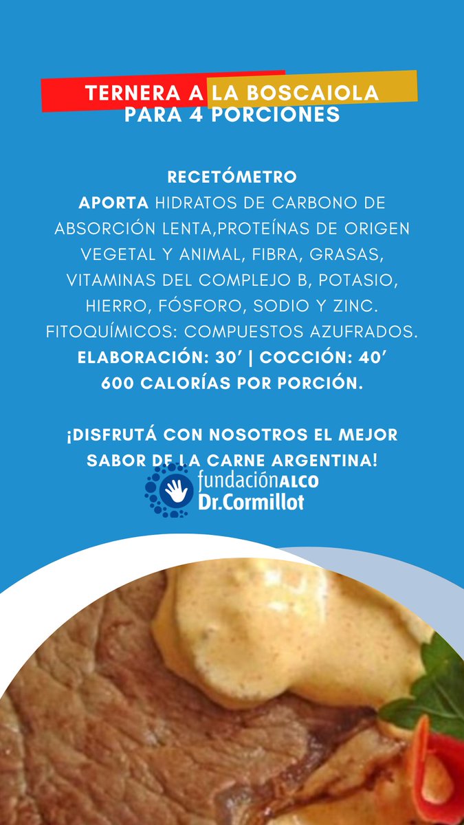 carne_argentina's tweet photo. ¿Sos muy fan de la #Carne? Junto a @fund_alco y el @IPCVA te compartimos las mejores recetas saludables para que cocines rico y sano.
Hoy preparamos #Ternera a la #Boscaiola
¡Encontrá el paso a paso en nuestro IG! >>
https://t.co/QK93sN5PvM https://t.co/gmMtHPfHpQ